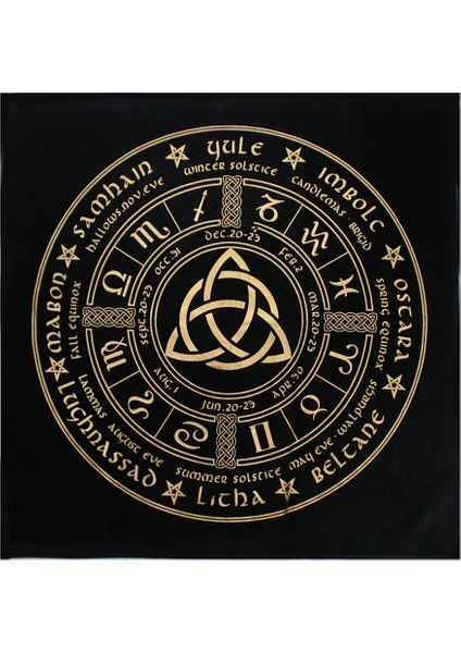 Masa Örtüsü 3 Tarzı Siyah Masa Örtüsü Tarot Kartı Falcılık Cadılar Bayramı Masa Örtüsü Siyah Altın Moda Dekorasyon Alkimist Sigil Sunak Astroloji (Yurt Dışından) modelleri