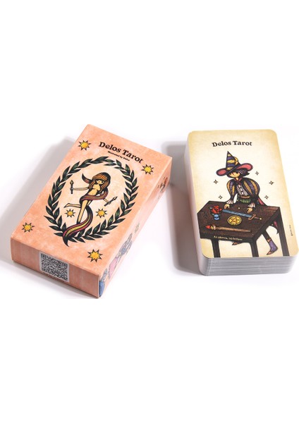 Mavi Stil Delos Tarot Boyama Kitabı Kore 1.baskı Delos Tarot - Koreli Sanatçı Delos Tarafından Oluşturuldu (Yurt Dışından) fırsatları