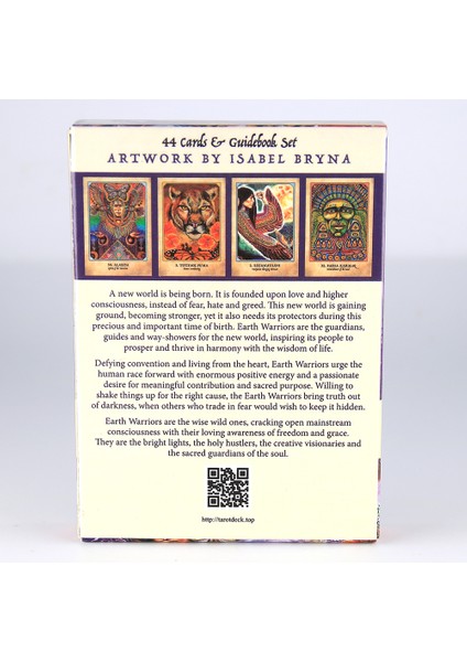 Bordo Tarzı Yeryüzü Savaşçıları Oracle Destesi Tarot Ruh Kabilesi ve Kutsal Koruyucuların Ilham Verici Vizyonları Kart Oyunu Oyuncak - E-Ticaret Başlığı (Yurt Dışından) modelleri