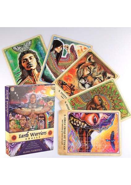 Bordo Tarzı Yeryüzü Savaşçıları Oracle Destesi Tarot Ruh Kabilesi ve Kutsal Koruyucuların Ilham Verici Vizyonları Kart Oyunu Oyuncak - E-Ticaret Başlığı (Yurt Dışından) indirimleri