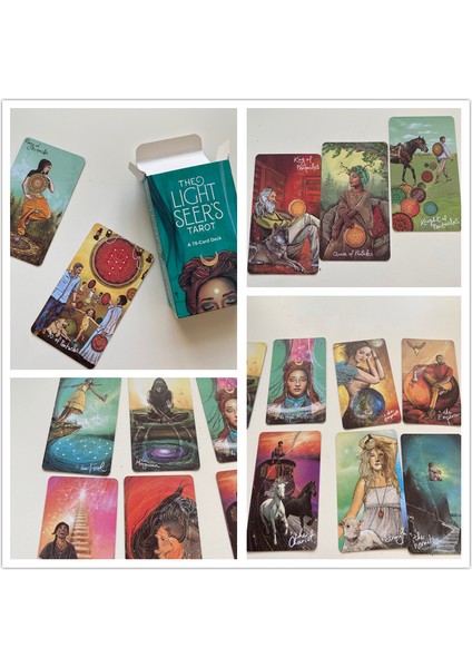 Çanta Tarzı Işık Sezgileri Tarot Kart Oyunu Oracle Kartı Oynama Kartı Destesi Parti Oyunları Tam Türkçe Versiyonu (Yurt Dışından) indirimleri