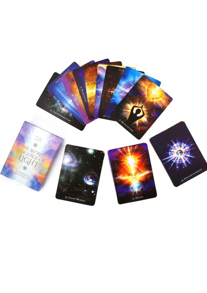 Ruhlar Yolculuğu Tarzı Işık Dilinin Gizli Orak Iletileri Özgünlük Kartları Oyun Tahtası Oyuncak Deck Oyun Başlangıçlı Kılavuz Kitapçıkla (Yurt Dışından)