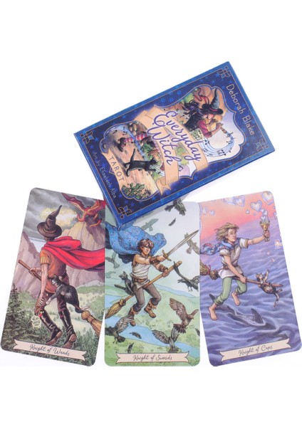 Oracle Kartları Stili 78 Kartlık Her Gün Cadı Tarot Oracle Kartları Eğlence Parti Kartları Zeka Oyunu Tarot ve Çeşitli Tarot Seçenekleri Pdf Kılavuzunu Içeren Kart Oyunu - (Yurt Dışından)