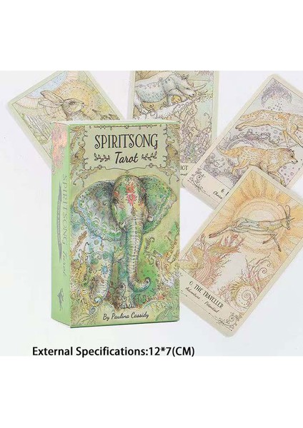 Çeşitli Çokyüzlü Stili Kader Falı Kahve Falcılığı Oyunu Için 78 Kart Spiritsong Tarot ve Witches Tarot Oracle Kartları Tarot ve Prisma Visions Tarot Kağıt Rehberi (Yurt Dışından)