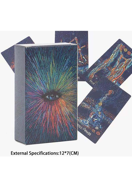 Çeşitli Çokyüzlü Stili Kader Falı Kahve Falcılığı Oyunu Için 78 Kart Spiritsong Tarot ve Witches Tarot Oracle Kartları Tarot ve Prisma Visions Tarot Kağıt Rehberi (Yurt Dışından)