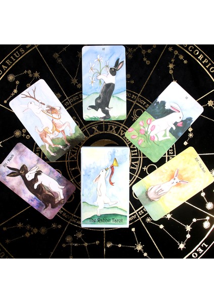 Kırmızı Stil Günlük Tarot Mini Tarot Destesi - Kart Oyunu Orak 78 Kart Tam Renkli Kullanarak Tarot'un Antik Bilgeliğini Takip Ediyor (Yurt Dışından)