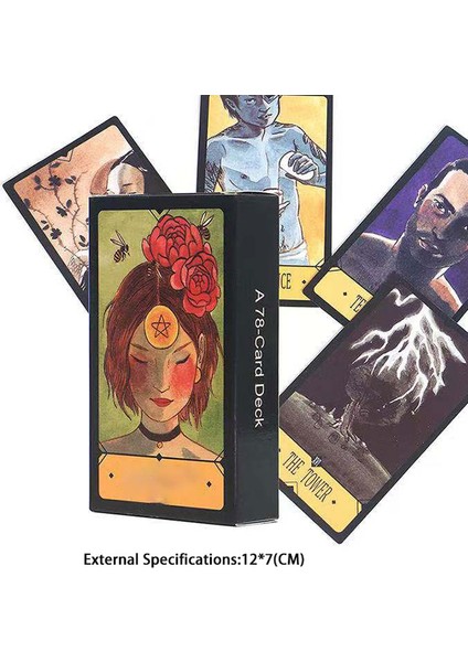 Ordu Yeşili Tarzı Kader Falı Kahve Falcılığı Oyunu Için 78 Kart Spiritsong Tarot ve Witches Tarot Oracle Kartları Tarot ve Prisma Visions Tarot Kağıt Rehberi (Yurt Dışından)