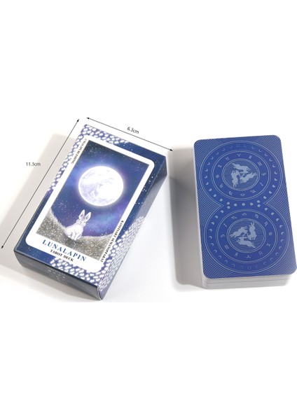 Stili Temizle Lunalapin Tarot Destesi 78 Tarot Kart Kanitsart Semanopparat Rehberlik Aracı Tarot Ruhani Fal Aracı Başlangıçlar Için Şans (Yurt Dışından) fırsatları