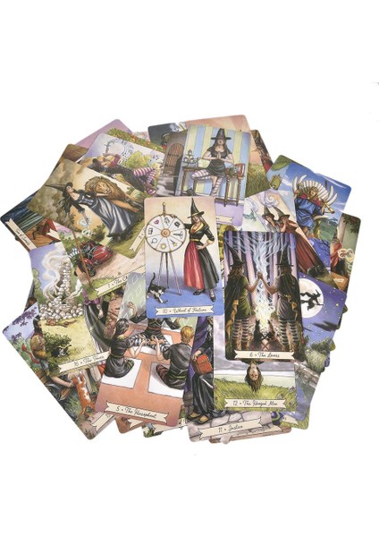 G Anatomi Stili Cadı Binicisi Günlük Cadı Tarot Destesi Modern Cadılar Rehber Kartları Kart Oyunu Büyülü Kader Falı Kartı Kızlar Çocuklar Için (Yurt Dışından) modelleri