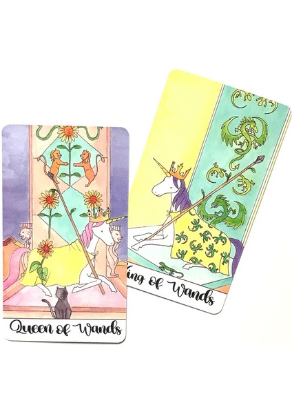 Tarot Çanta Stili 78 Kart Kristal Unicorn Tarot Oracle Kartları Kader Falı Falcılık Kart Oyunu Tarot ve Çeşitli Fal Seçenekleri Pdf Kılavuzu - (Yurt Dışından)