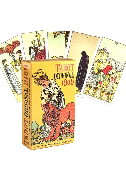 Altın Tarzı Yeni Tarot Kartları Ingiliz Klasik Tarot Binici Kartları - Gelecek Için Kehanet ve Kişisel Kullanım Için Tarot Destesi (Yurt Dışından) modelleri