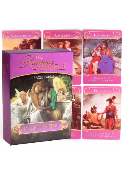 Ordu Yeşili Tarzı Aşk Melekleri Tarot Oracle Kartları Destesi | Doreen Virtue Nadir Basım Oyuncak Oyun Tahtası - (Yurt Dışından)