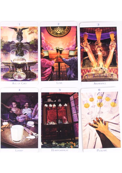 Derin Mavi Tarzı Kentsel Tarot Kartları Destesi Prısma Vısıons Tarot Kart Oyunu 78 Kart ve Rehber Kitap Fal Bakma Ingilizce Ilham Veren Iyi Peri Melek (Yurt Dışından)