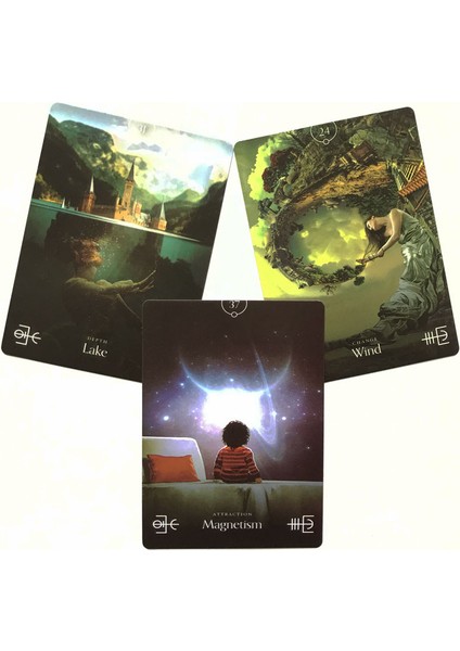 Koyu Ahşap Tarot Stili Kader Falı Falcılık Oyunu Tarot ve Çeşitli Tarot Seçenekleri Için Elementler Tarot Oracle Kartı (Yurt Dışından)