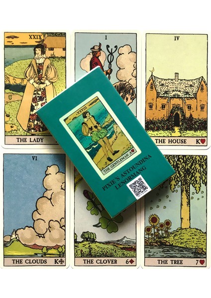 Bordo Tarzı 36 Kart Tarot Pixies'in Şaşırtıcı Lenormand Tahta Kart Oyunu Tarot ve Çeşitli Tarot Seçenekleri (Yurt Dışından) fırsatları