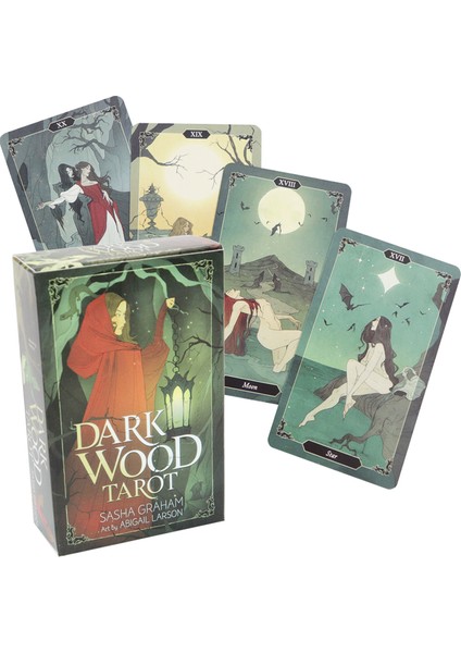 TLP07 Stili Cla Dark Wood Tarot Kartları Oyun Destesi Solitaire Tahta Oyunu Falcilik Kader Tarot Ingilizce Versiyon Pdf Rehber Kitap (Yurt Dışından) fiyatları