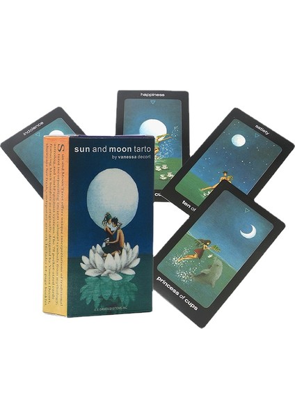 Güneş ve Ay Tarzı Güneş ve Ay Tarot Kartları Mistik Avalon Gök Cisimleri Ejderha Sevimli Jelibon Ayı Pdf Rehberi - Kişisel Kullanım Için (Yurt Dışından)