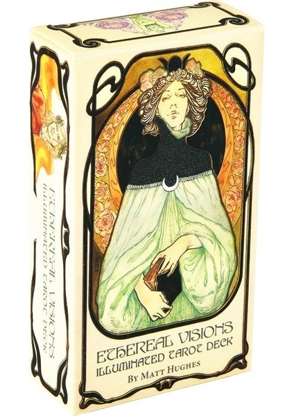 No.21 Tarzı Altın Art Nouveau Yeşil Cadı Üniversal Kelt Thelema Steampunk Tarot Oyunları Kartları - E-Ticaret Başlığı (Yurt Dışından) fiyatları