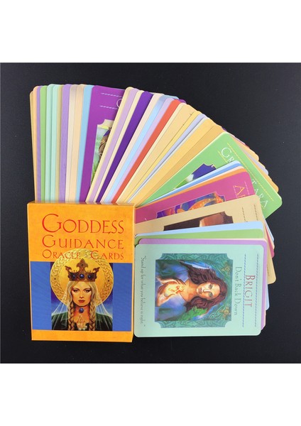 44 Adet TS07 Stili Lord Ganesha Fısıldamaları Oracle Destesi Masası Oyunu Büyülü Kader Falcılık Tahta Tarot Kartları - Türkçe (Yurt Dışından)