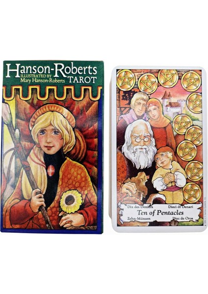 Hanson Roberts Tarot Stili Yeni Osho Zen Tarot Kartları Güçlü Düşünce Tarot Destesi Hanson Roberts Oracle Oyunu Tarotlar - (Yurt Dışından)