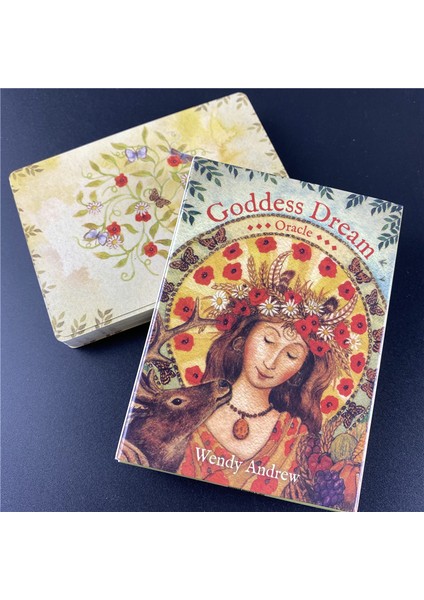 44 Adet TS01 Stili Sıcak Satış Tanrıça Rüya Oracle Tarot Kartları Ingilizce Versiyon Aile Oyunu Kehanet Oyun Kartları (Yurt Dışından) modelleri