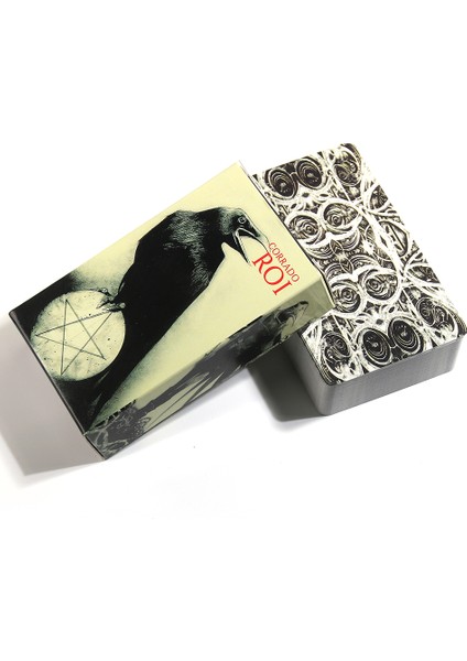 Koyu Gri Tarzı Kargaların Cinayeti Tarot Kartları Destesi Stokta 78 Kartlık Destek Corrado Roi Falcılık Koleksiyonu Hediye Oracle Peri Mistik Pazartesi Cadılar Için (Yurt Dışından) fiyatları
