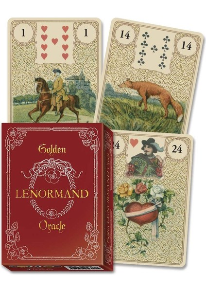 Gök Mavisi Tarzı Altın Lenormand Kahve Falı Kartları - Popüler Lenormand Destesi 9.yüzyıl Lenormand Deste - (Yurt Dışından)