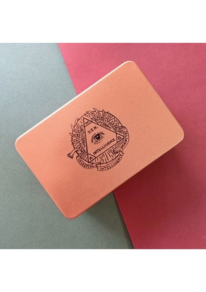 Bordo Tarzı Yüksek Kaliteli Tarot Kart Saklama Kutusu Tanrı'nın Gözü Koleksiyonu Tahta Fal Aletleri Oyun Kart Kutusu Tarot Kart Demir Kutu Mücevher Kutusu (Yurt Dışından) indirimleri
