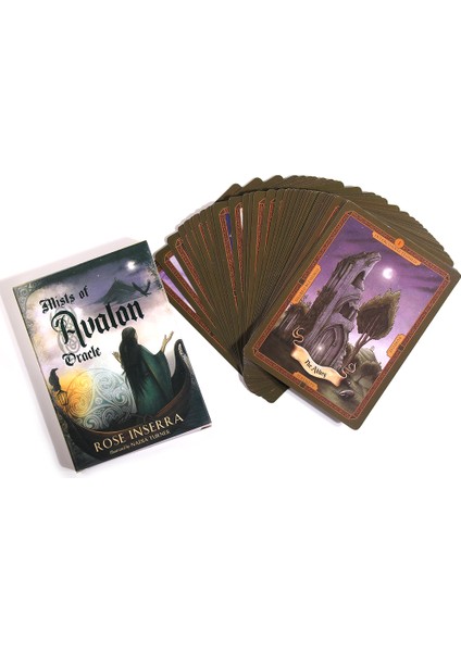 Altın Tarzı Mists Of Avalon Oracle Rockpool Oracle Kart Serisi Rose Inserra Efsanevi Avalon Adası'na Yolculuk Tarot Kart Destesi (Yurt Dışından)