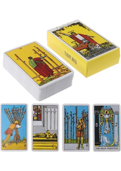 49X49CM Tarzı Yüksek Sürücü Tarot Destesi Aşk Oyunları Pdf'leriyle Satışta Türkçe Kahve Falı Kartları Için E-Ticaret Başlığı (Yurt Dışından)