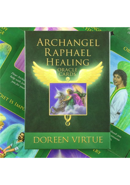 78 Adet TT05 Stili Melek Raphael Şifa Tarot Kartları Tüm Ingilizce Destesi Oyun Arkadaş Parti Oynama Poker Fal Kartları Yeni Geliş Amac: (Yurt Dışından) modelleri