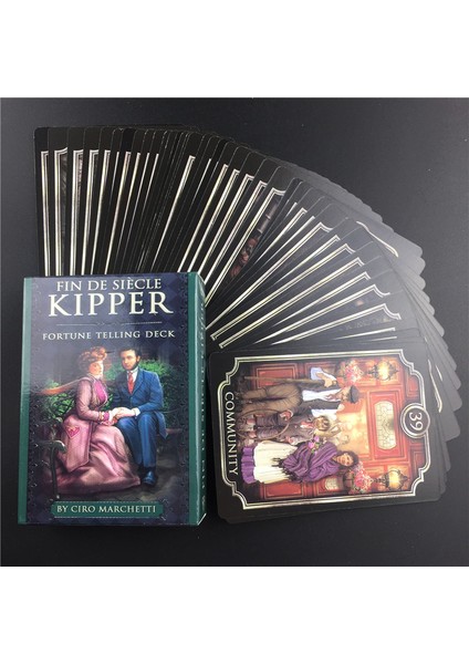 64 Adet TT52 Stili Fin Süzgeci Kipper Tarot Kartları Rehberlik Kehanet Kader Tarot Destesi Oyunları Türkçe Aile Hediye Parti Oynama Oyunu (Yurt Dışından) fırsatları