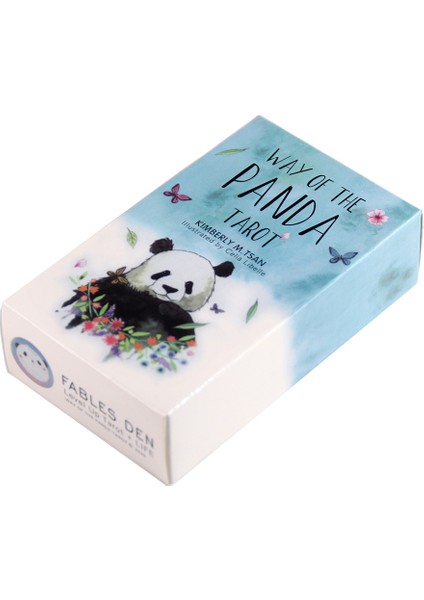 Kırmızı Stil Ayın Sanat Kağıdı Üzerine Yüksek Kaliteli Panda Tarot ve Moonology Oracle Kartları Seti (Yurt Dışından) indirimleri