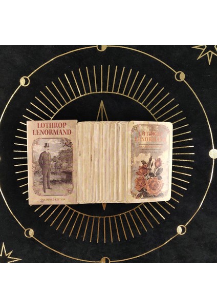 Lothrop Lenormand Stili Karma Kartları Destesi Oyunu Kart Oyunu Kartlar Parti Masası Oyunu Hediye Fal Bakma Falcı (Yurt Dışından)