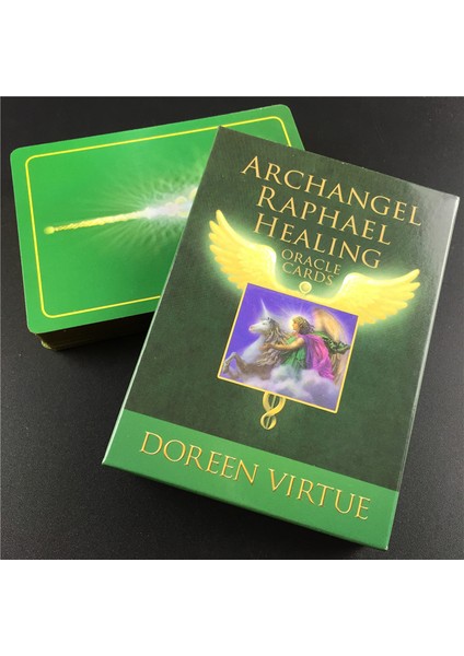 52 Adet TS100 Stili Melek Raphael Şifa Tarot Kartları Tüm Ingilizce Destesi Oyun Arkadaş Parti Oynama Poker Fal Kartları Yeni Geliş Amac: (Yurt Dışından)