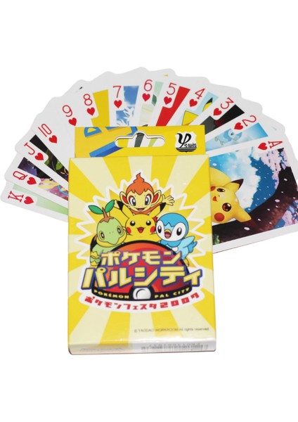 Kutu Yok Tarzı Pokemon Poker Sevimli Pikachu Oyun Kartları Her Kartta Farklı Güzel ve Ilginç Desenler Parti Dinlence Anime (Yurt Dışından) fiyatları