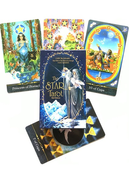 Yıldız Tarot Stili 78 Kartlı Delos Tarot Kartı Eğlence Parti Kartları Board Game Tarot ve Çeşitli Tarot Seçenekleri - E-Ticaret Başlığı (Yurt Dışından)
