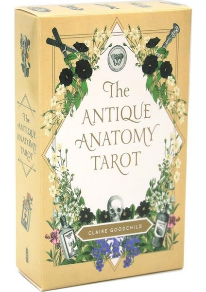 NO.108 Stili Antik Anatomi Tarot Kartları Klasik Tarot Kart Destesi Oracle Fal Tahtası Oyun Kartları Pdf - (Yurt Dışından) fiyatları