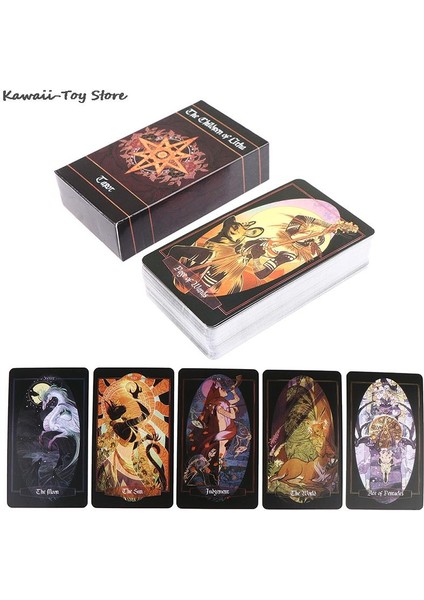 Erik Tarzı 78 Kart Litha Çocukları Tarot Kartları Oracle Kartları Fal Kartları Eğlence Partiler Oyunu Tarot ve Çeşitli Tarot Seçenekleri (Yurt Dışından)