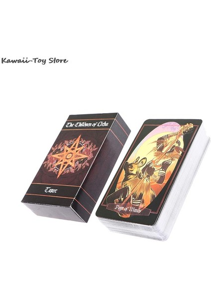 Erik Tarzı 78 Kart Litha Çocukları Tarot Kartları Oracle Kartları Fal Kartları Eğlence Partiler Oyunu Tarot ve Çeşitli Tarot Seçenekleri (Yurt Dışından)