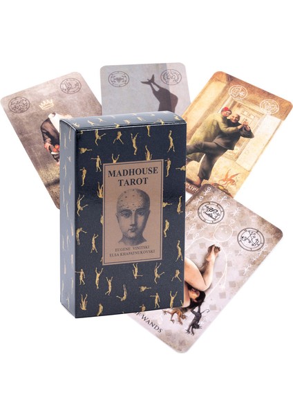 Stili Temizle Yeni Madhouse Tarot Kartları Kişisel Kullanım Için Fal Kartları Tam Ingilizce Versiyon - E-Ticaret Başlığı (Yurt Dışından)