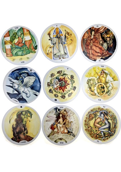 Koyu Gri Tarzı Yaşam Çemberi Tarot Kartları Ingilizce Tarot Destesi Rehber Kart Oyunu Büyülü Kader Fal Kartı Kişisel Kullanım Için (Yurt Dışından) fırsatları