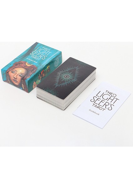 11.7x6.55 Kraliçe Stili 12X7CM Işık Gören Tarot Kartları Ile Kağıt Kılavuz Kitaplı Büyük Boy 78 Kart Kahinlik Ingilizce Versiyon Oyunu (Yurt Dışından) fiyatları