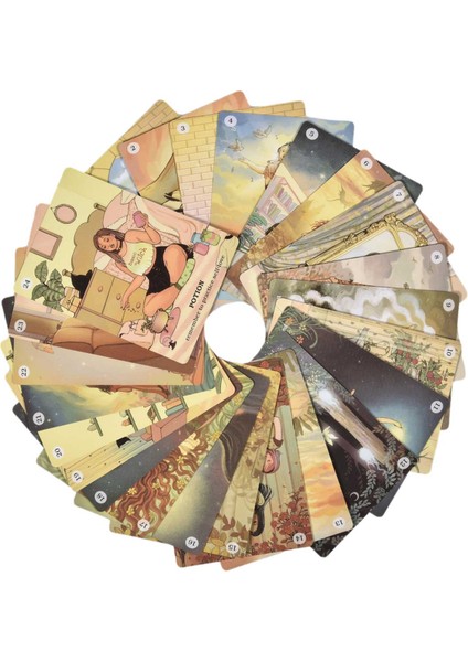Güç Düşünce Kader Tarzı Peri Masalı Tarot Kartı Arttır Kendine Güven Sihirli Oyun Türkçe Kehanet Aile Parti Oyun Kartı (Yurt Dışından)