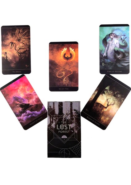 Kayıp Orman Tarzı Yasaklı Rüyalar Tarot Kartları Satranç Oyunu - Kader Falı Eğlencesi (Yurt Dışından)
