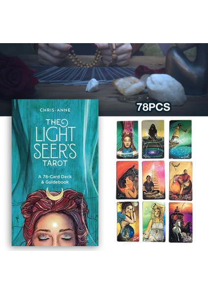 No.26 Tarzı Işık Seer'in Tarot Kartları Destesi Oyunları Oracle Parti Oyun Kartı Ingilizce Tarot Masa Oyunu Fal Kader Yüksek Sınıf (Yurt Dışından)