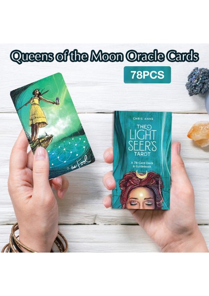 No.26 Tarzı Işık Seer'in Tarot Kartları Destesi Oyunları Oracle Parti Oyun Kartı Ingilizce Tarot Masa Oyunu Fal Kader Yüksek Sınıf (Yurt Dışından)