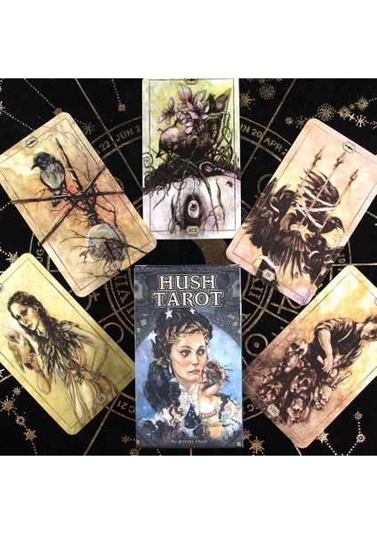 Bordo Tarzı Yeni Başlayanlar Için Gerçek Kalp Intuitif Tarot Kartı Oyunu ve Rehber Kitap Ile Lüks Tarot Oyunu - (Yurt Dışından)