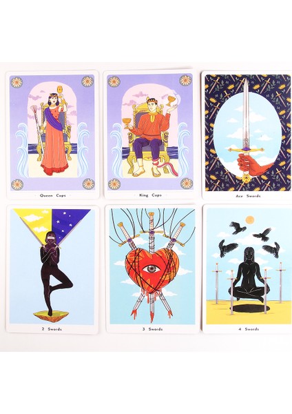 Bordo Tarzı Yeni Başlayanlar Için Gerçek Kalp Intuitif Tarot Kartı Oyunu ve Rehber Kitap Ile Lüks Tarot Oyunu - (Yurt Dışından) indirimleri