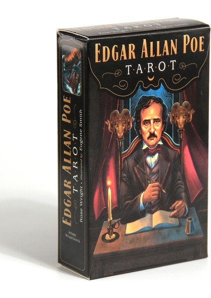 Stili Temizle Edgar Allan Poe Tarot Ile Güllerle Wright A 78 Kartlık Deck ve 288 Sayfalık Renkli Pdf Rehber Kitap Kart Oyunu Masa Oyunu (Yurt Dışından)